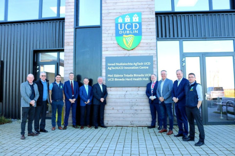 Members of Bimeda Board Visit UCD Bimeda Herd Health Hub